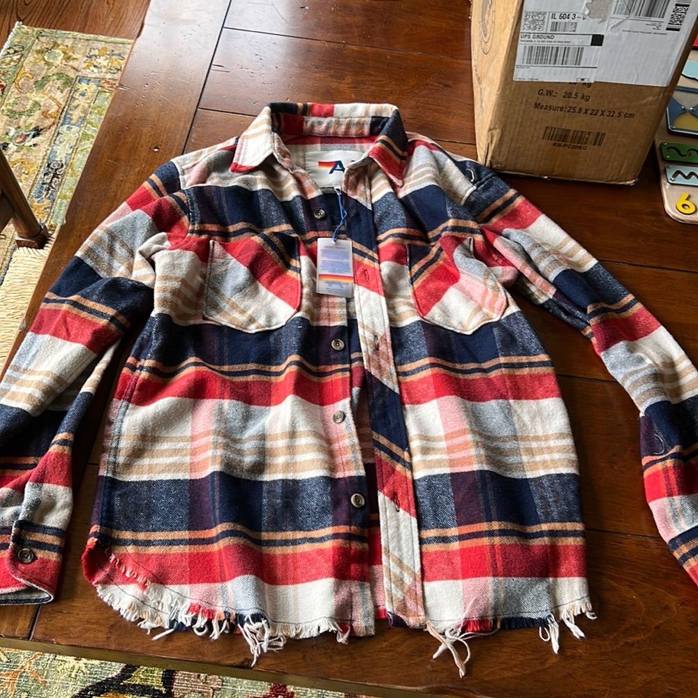 NWT Aviator Nation Flannel